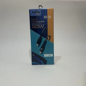 کابل شارژ Type-C به X-STAR  60W Type-C
